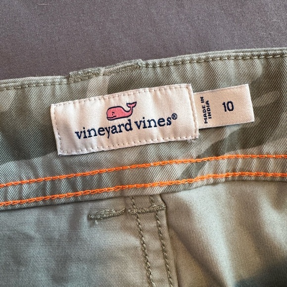 VINEYARD VINES CROPPED RAW‎ EDGE CAMO EVERYDAY UTILITY CHINO SIZE 10 PANTS - Picture 7 of 11
